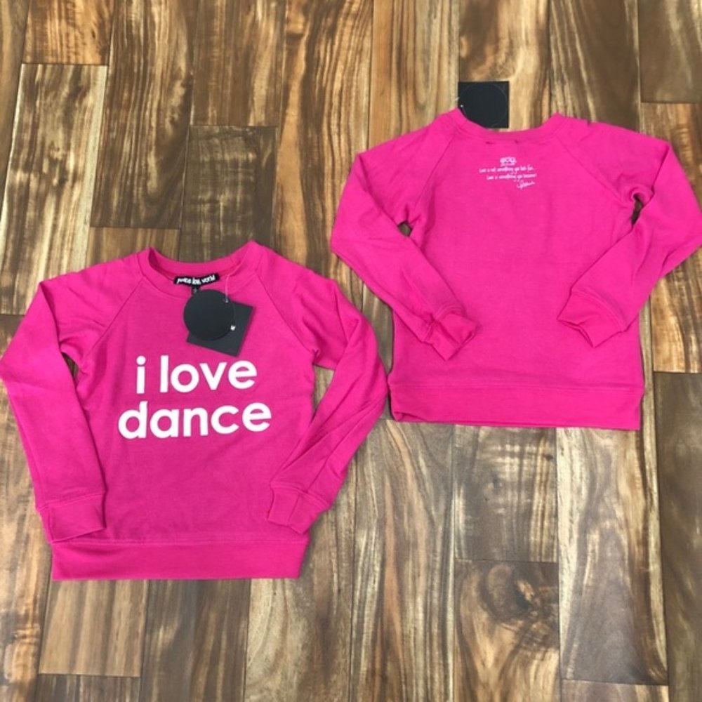 Peace Love World "I Love Dance" Sweatshirt